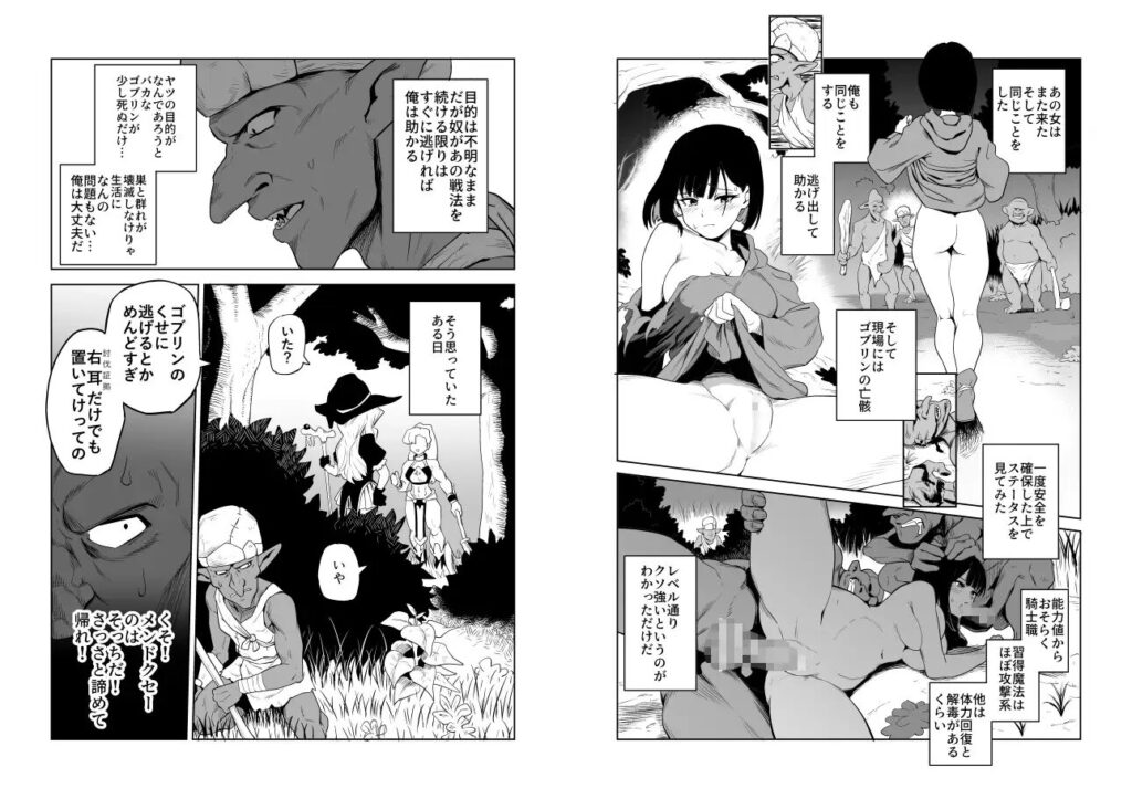 ［ザコ姦狙いのドM女騎士・前編］山場岳