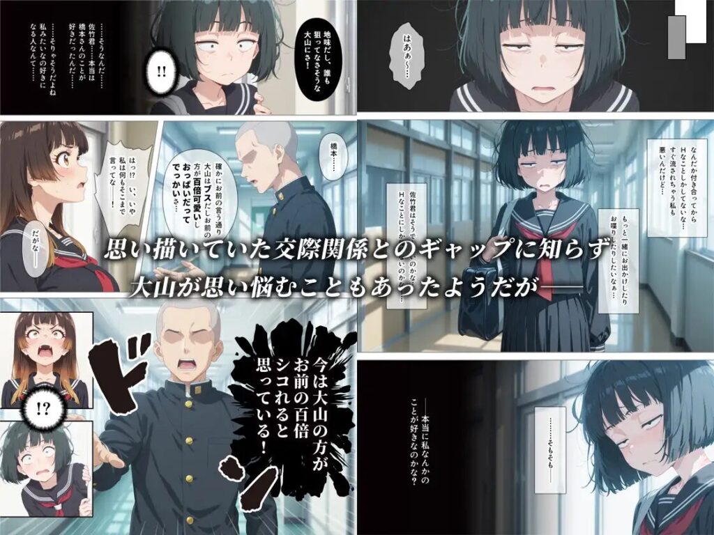 ［とにかくヤリたくて妥協の末付き合った地味顔で貧相な体の女子をうっかり孕ませてしまった俺の末路］丼環状線