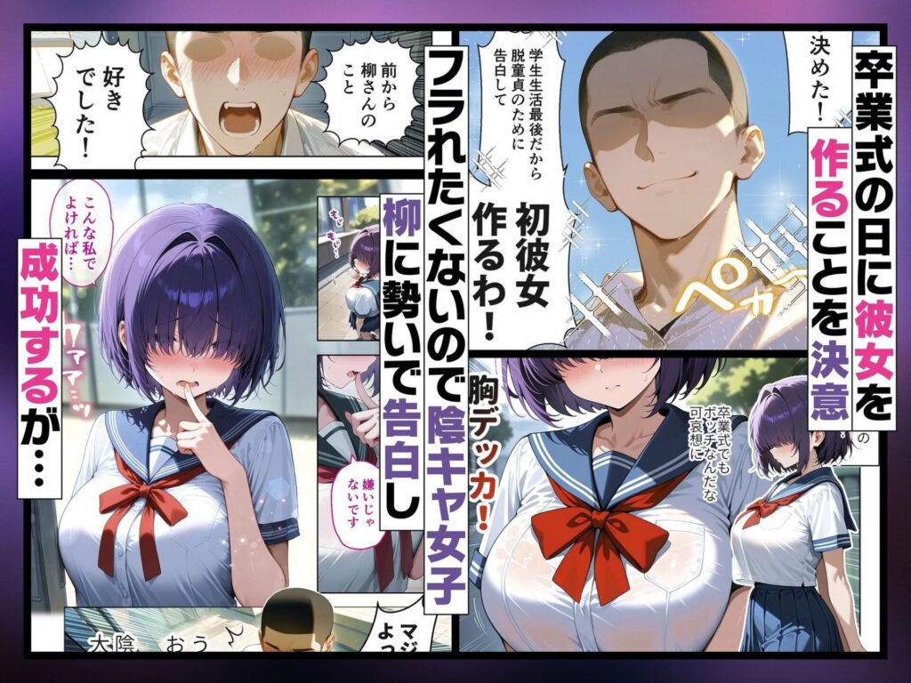 ［メカクレ陰キャ女子がちょろすぎたので彼女にしてみた話］COMICアイル