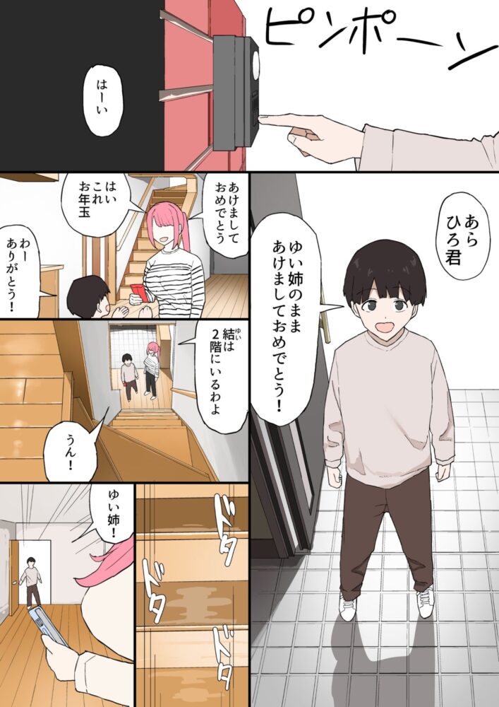 近所のお姉ちゃんにお年玉渡してハメ撮り見せてもらう話 / むりぽよ